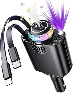 Street Flex Auto: GlowCharge Retractable Car Charger